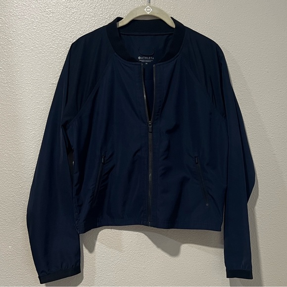 Athleta Side Zip Bomber Jacket - Picture 2 of 10